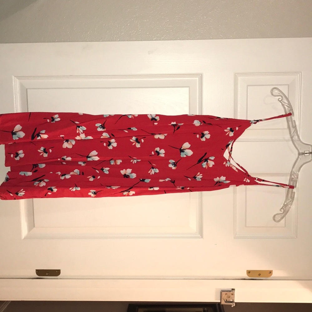 Floral Spaghetti Strap Dress